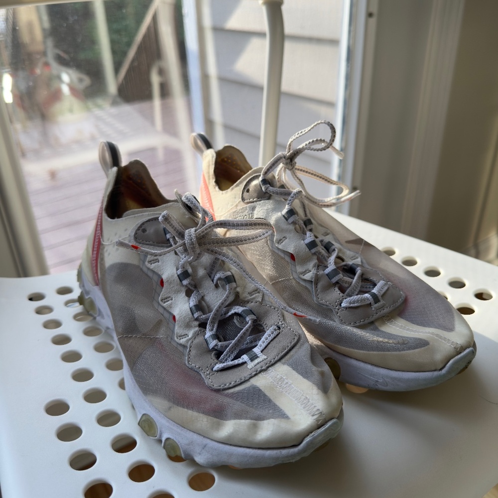 Nike React Element 87 - Sail Light Bone - Mens Size 6/Womens Size 7.5